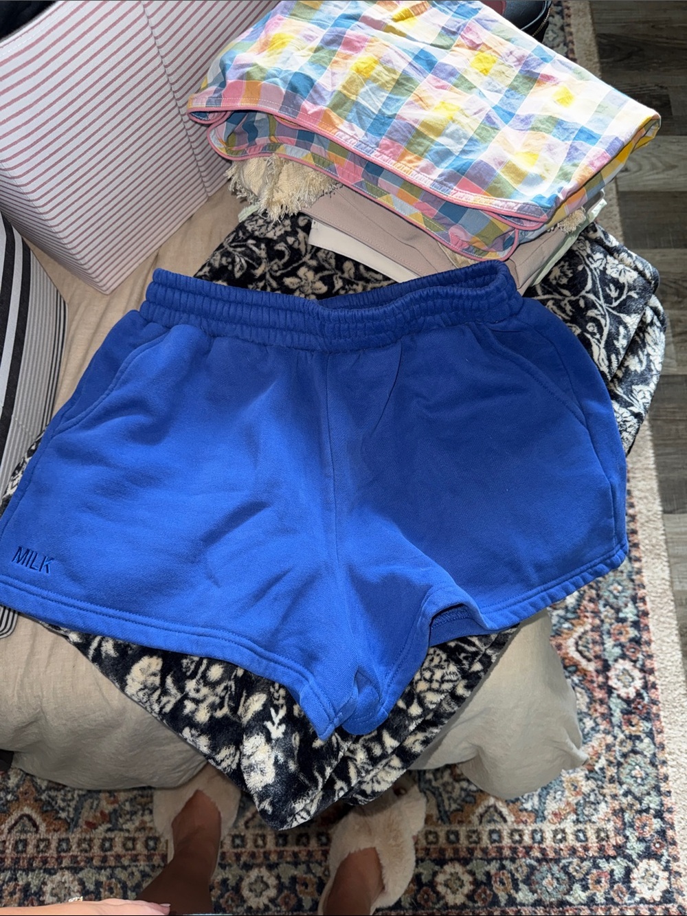 Royal Blue Women's Athletic Lounge Shorts